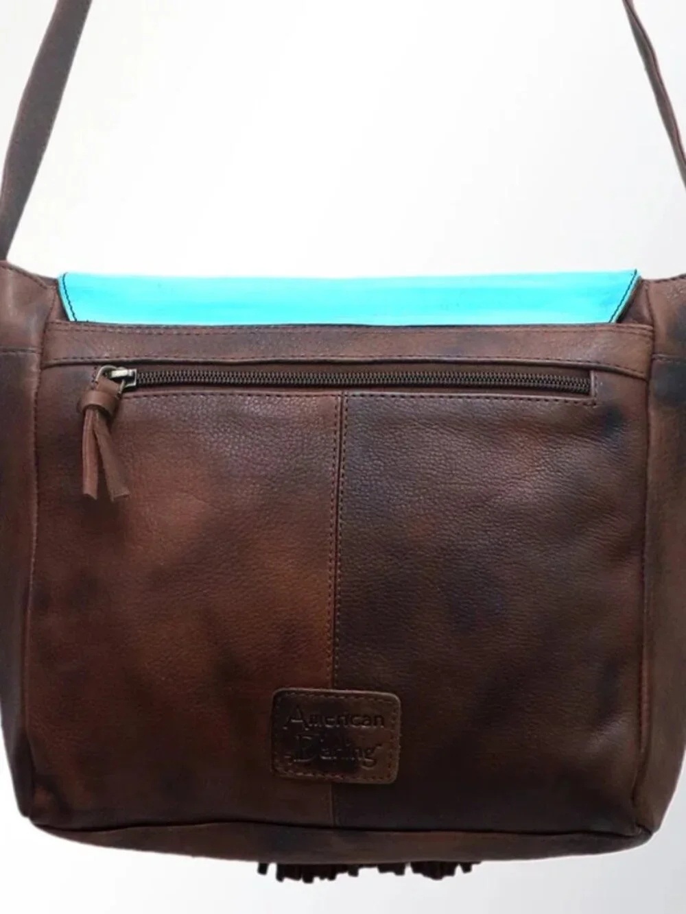 American Darling Hand Painted Desert Rodeo Fringe Crossbody Bag